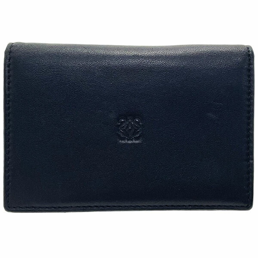Loewe Anagram Card Case Holder, Nappa Leather, Black, Business Holder TRN-17544